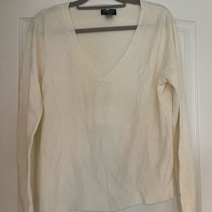 New York & Co cream Sweater Size L